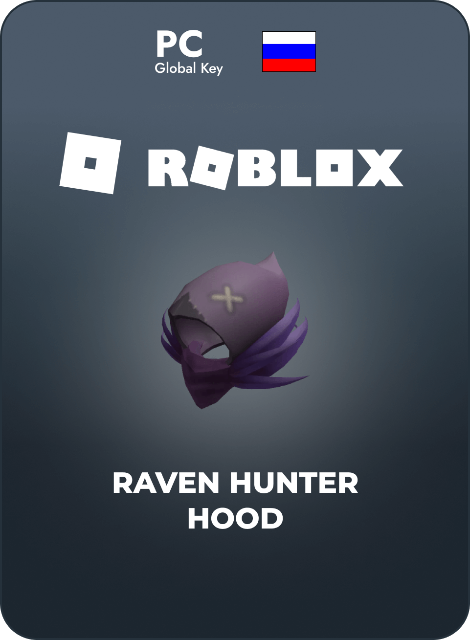 Roblox : Raven Hunter Hood - Tower Defense Simulator (Global)