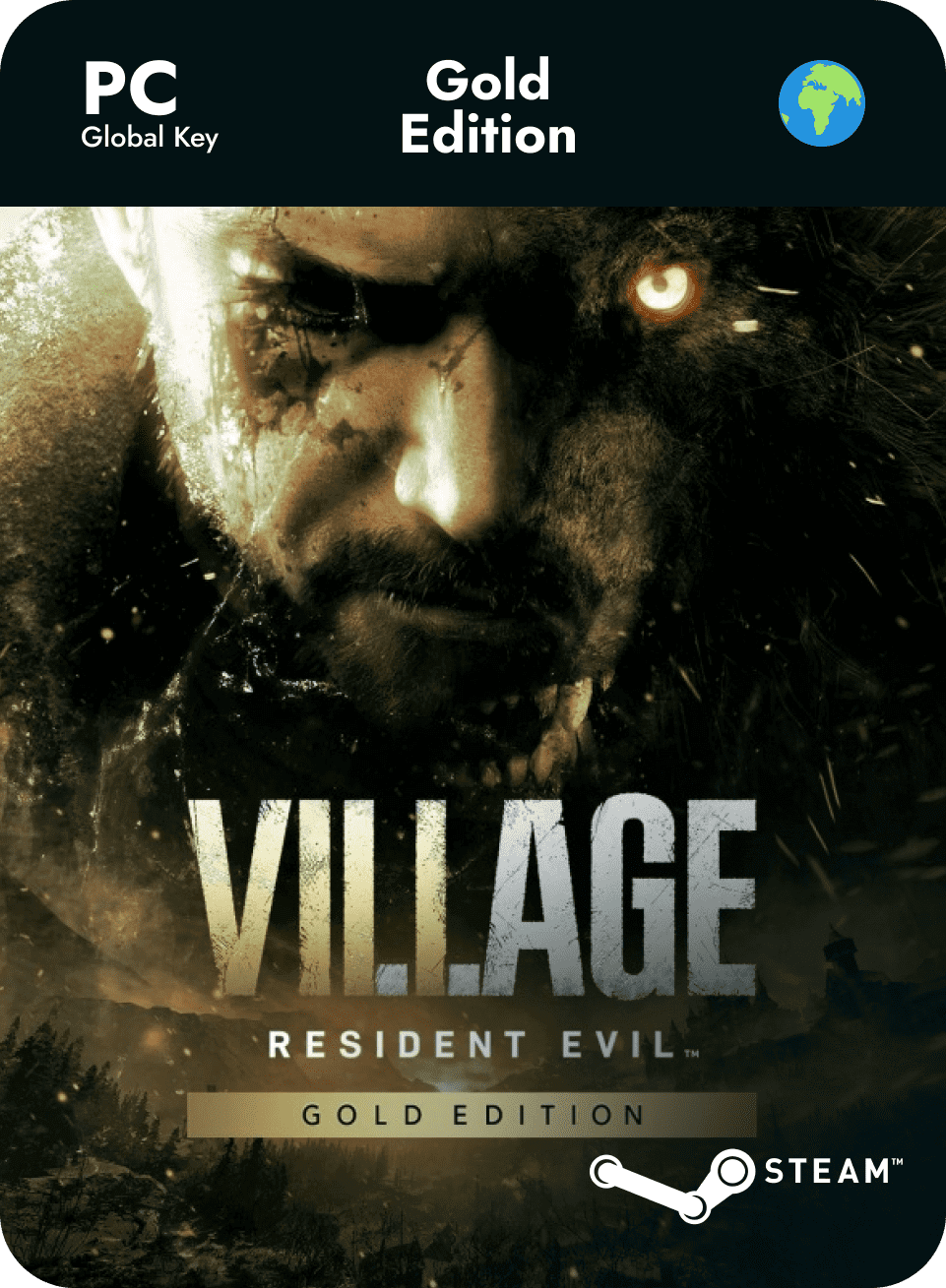 Купить ключ Resident Evil Village Gold Edition GL для Steam дешёво