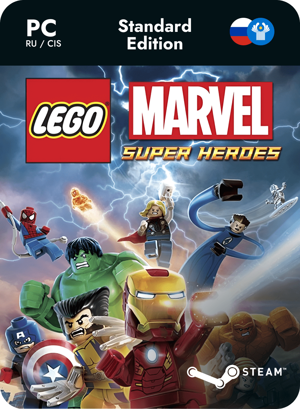 Купить LEGO® Marvel™ Super Heroes (Steam) - KupiKod - магазин цифровых  товаров