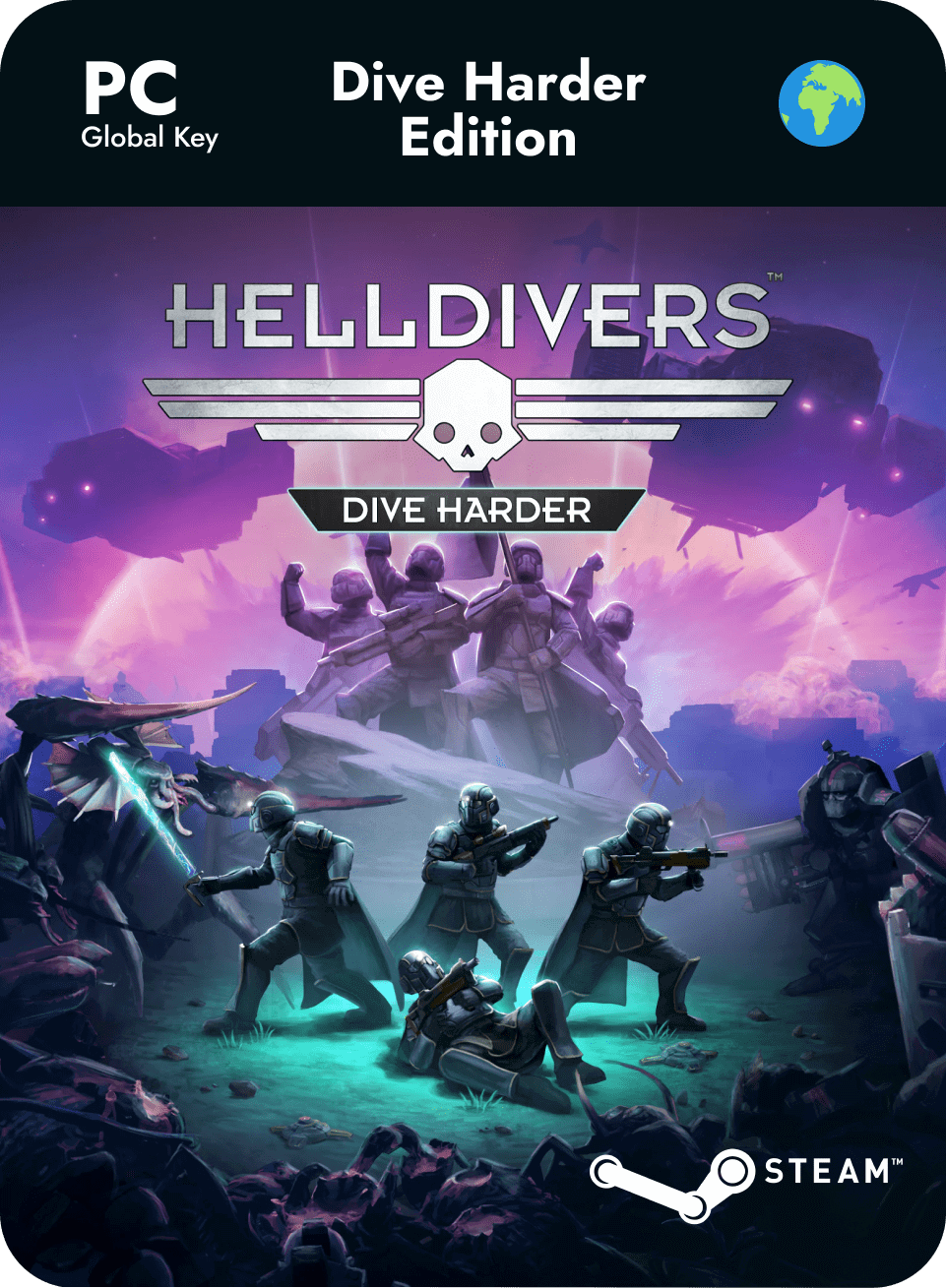 Купить HELLDIVERS Dive Harder Edition (Steam) - KupiKod - магазин цифровых  товаров